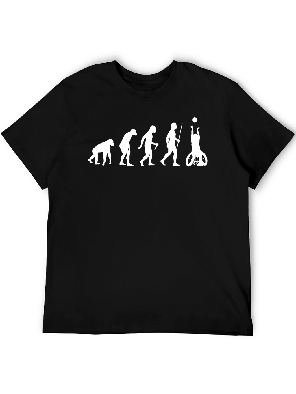 Evolution of Wheelchair Basketball T-Shirt