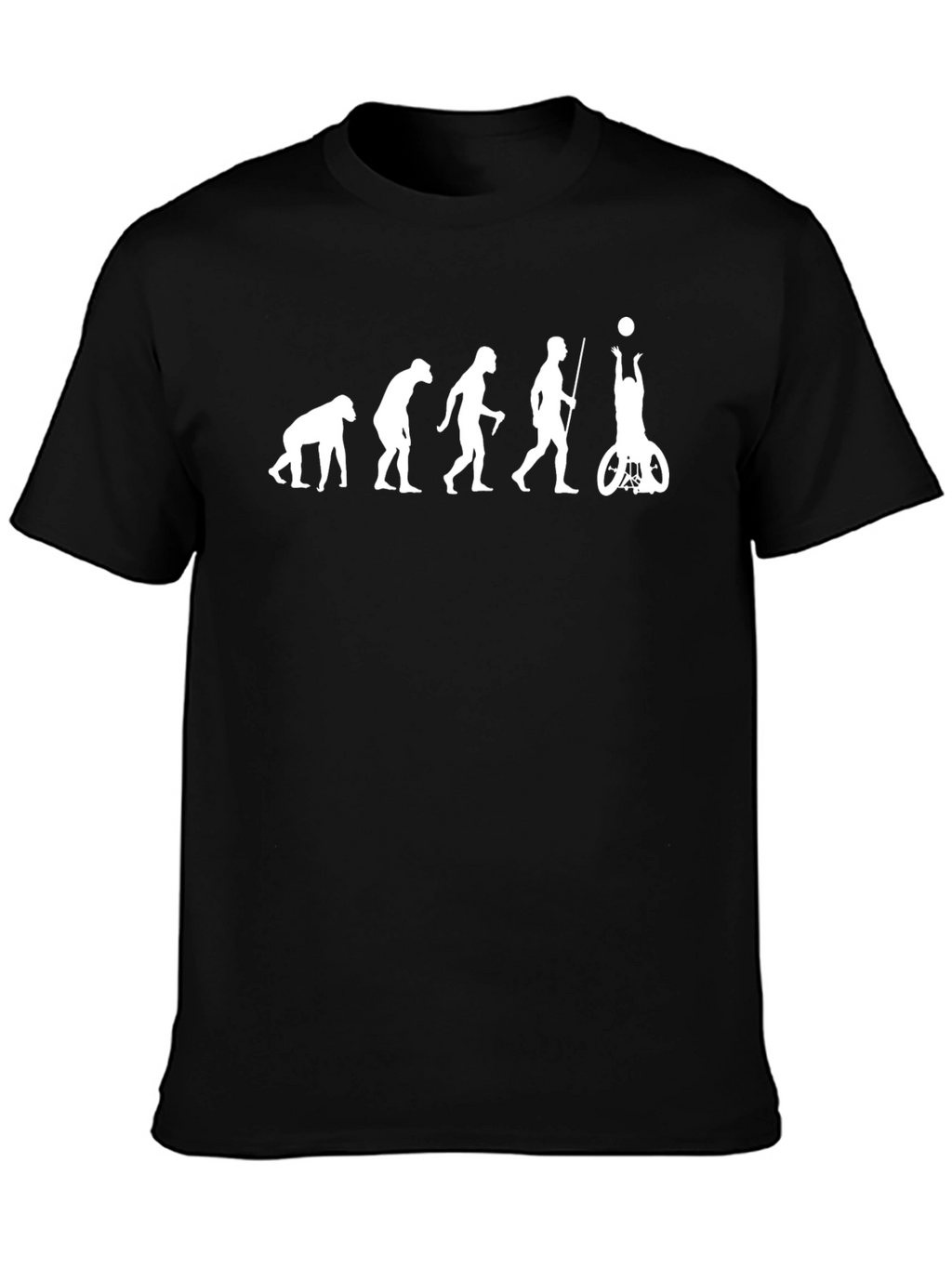 Evolution of Wheelchair Basketball T-Shirt