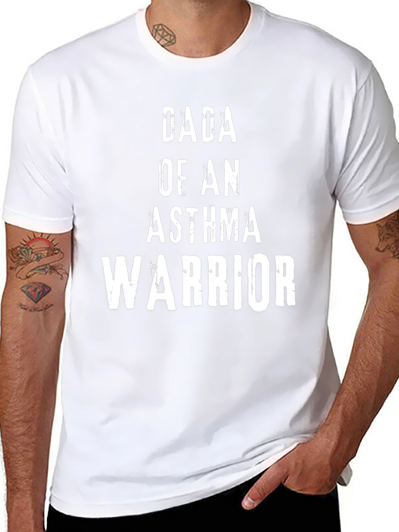 Dada of an Asthma Warrior T-Shirt