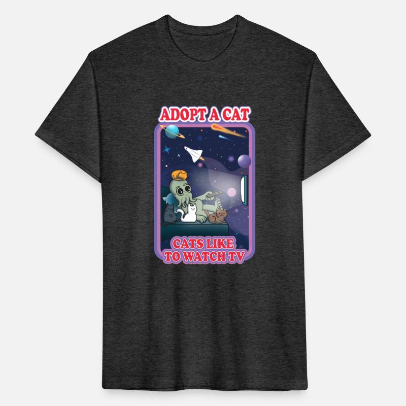 Alien adopt cats - Cats like to watch TV