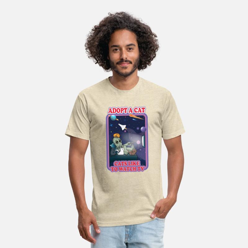 Alien adopt cats - Cats like to watch TV