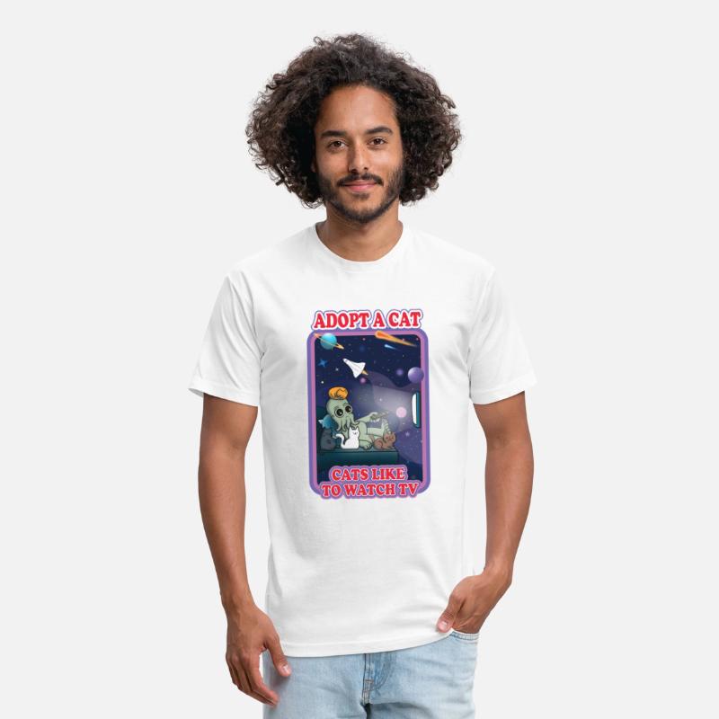 Alien adopt cats - Cats like to watch TV