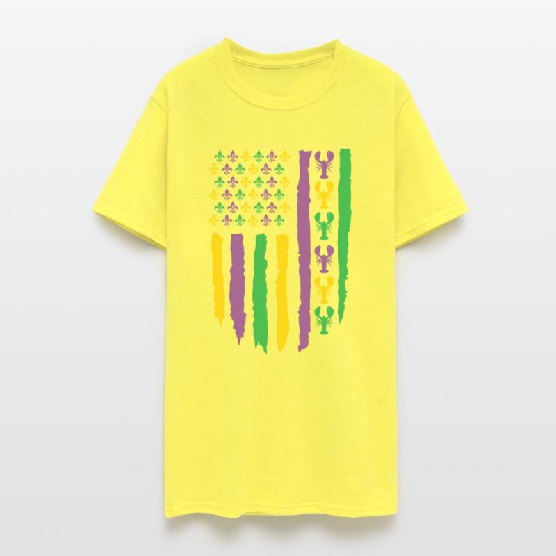 American Flag Lobster Fleur Mardi Gras