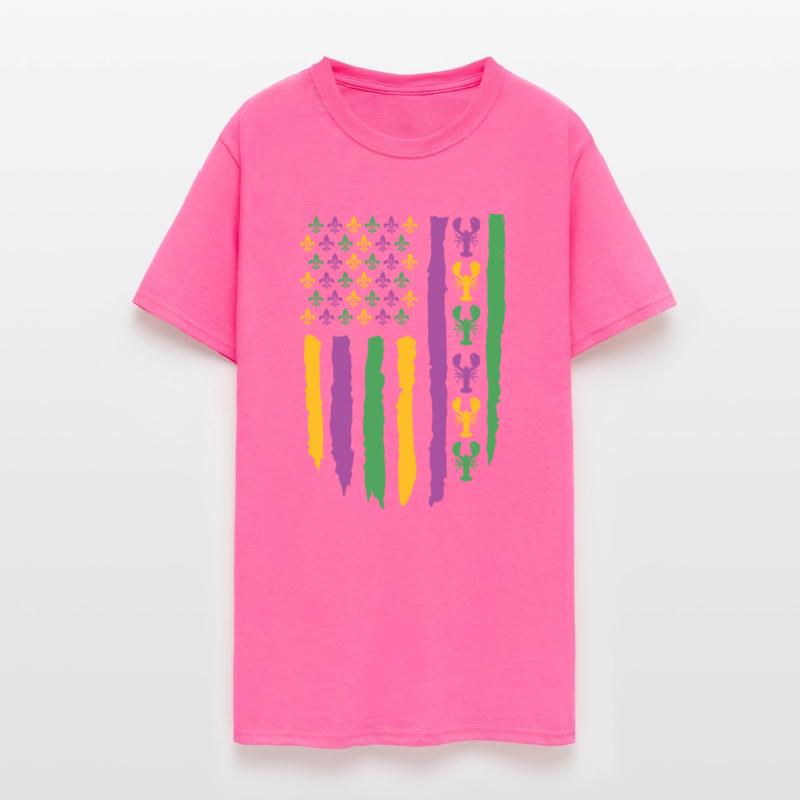 American Flag Lobster Fleur Mardi Gras