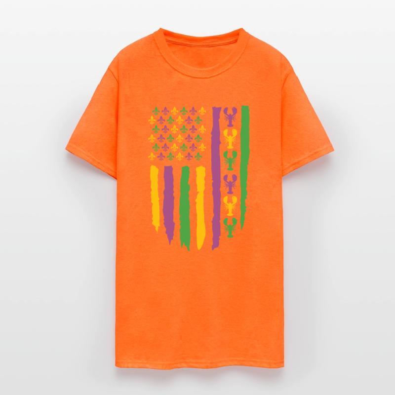 American Flag Lobster Fleur Mardi Gras