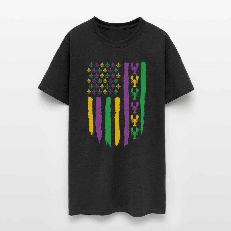 American Flag Lobster Fleur Mardi Gras