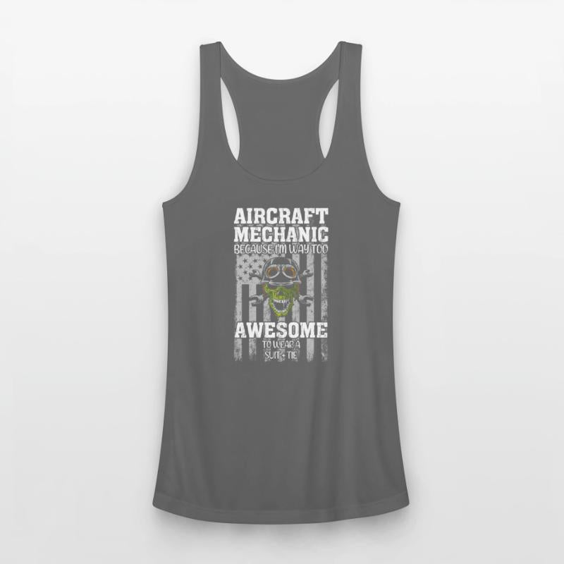 American Funny Aircraft Mechanic USA Airplane