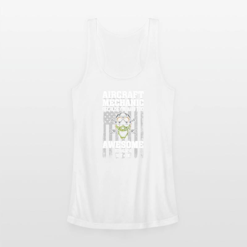 American Funny Aircraft Mechanic USA Airplane