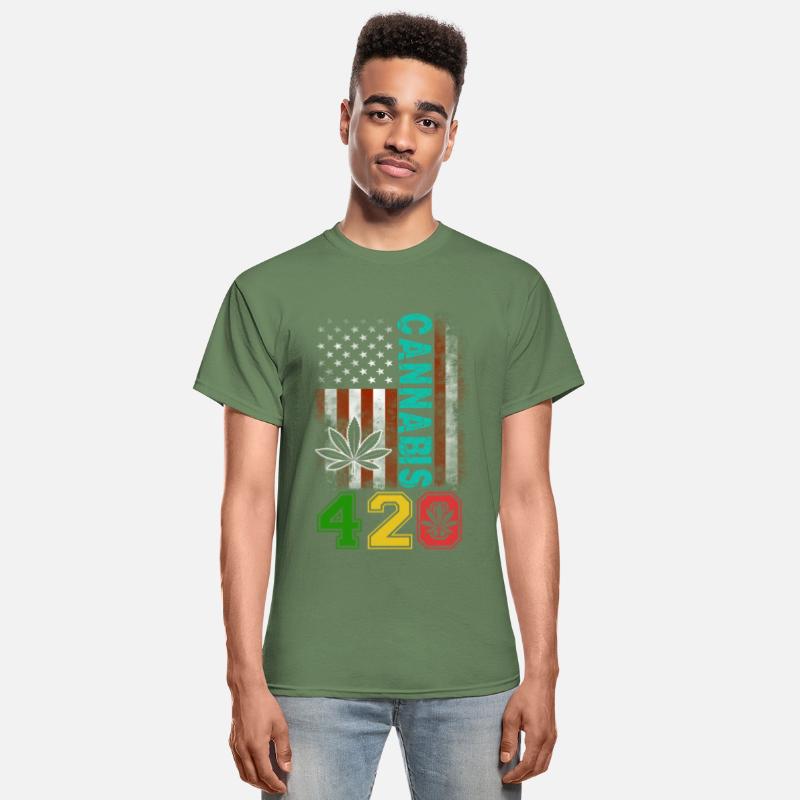Amusing 420 American Herb Weed Marijuana Design