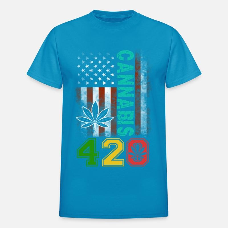 Amusing 420 American Herb Weed Marijuana Design