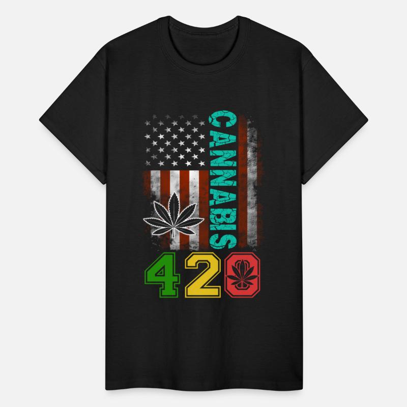 Amusing 420 American Herb Weed Marijuana Design