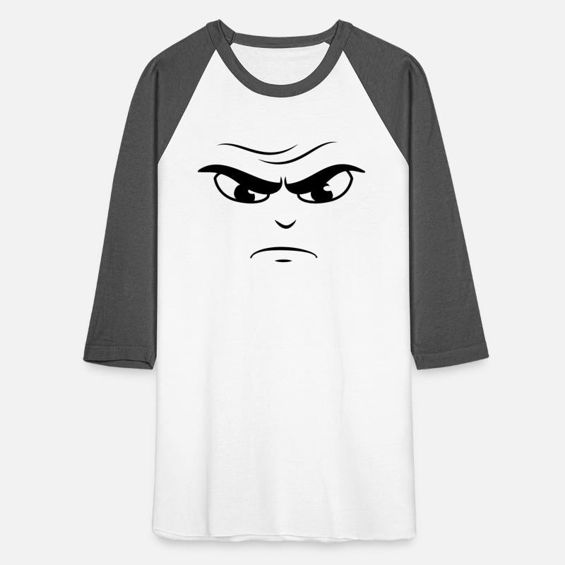 Angry face expression