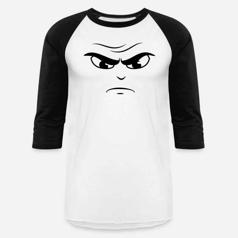 Angry face expression