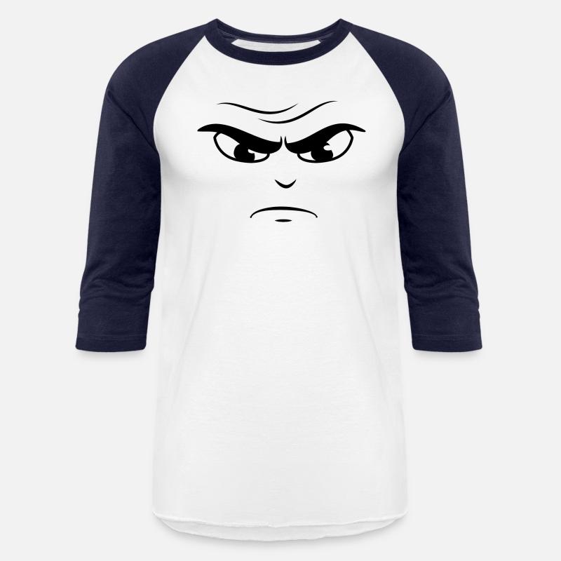 Angry face expression