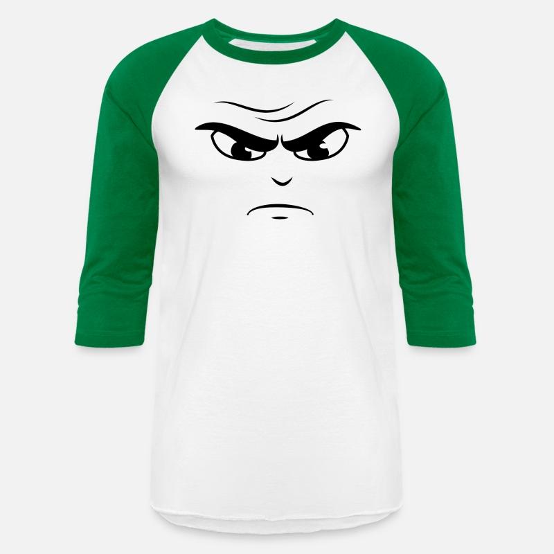 Angry face expression