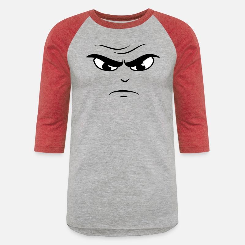 Angry face expression