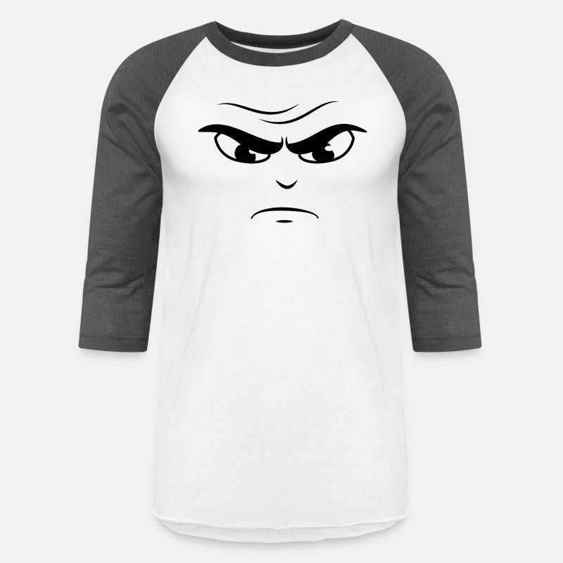 Angry face expression