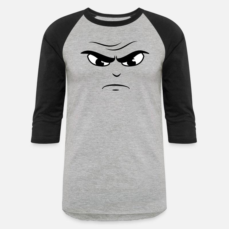 Angry face expression