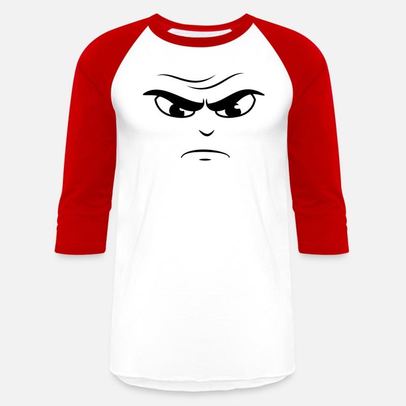 Angry face expression