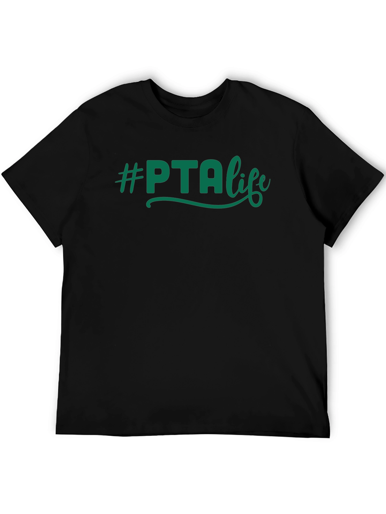 #PTAlife T-Shirt - Comfortable Black Cotton Blend Tee