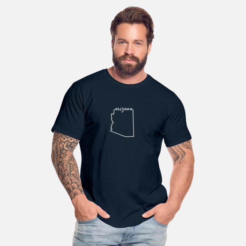 Arizona Cursive Silhouette Home State Pride