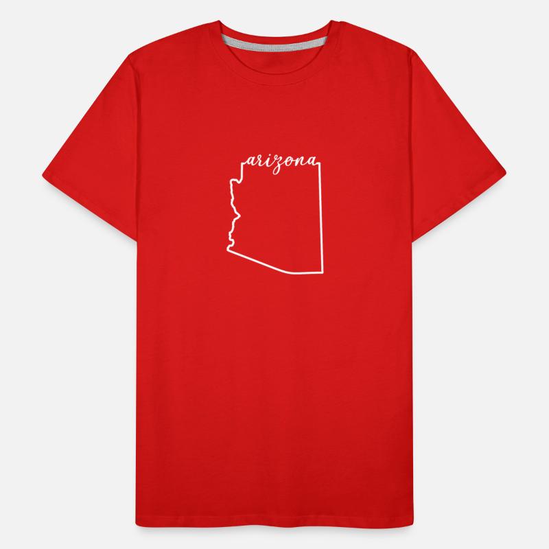 Arizona Cursive Silhouette Home State Pride