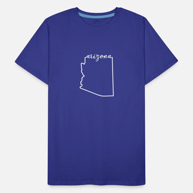 Arizona Cursive Silhouette Home State Pride