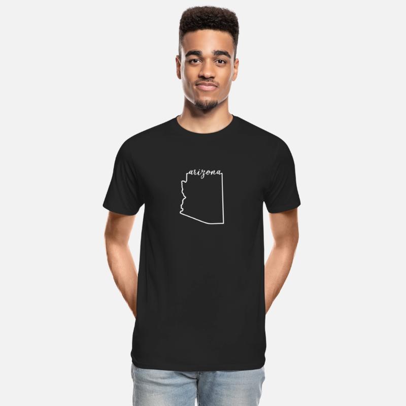 Arizona Cursive Silhouette Home State Pride