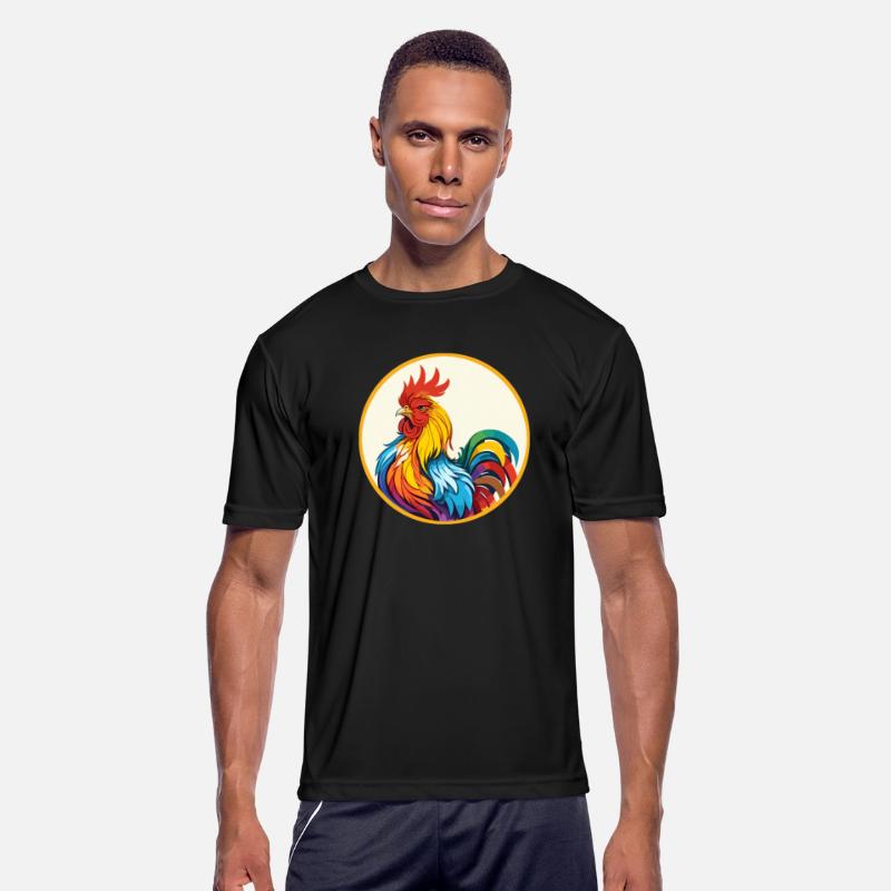 Artistic colorful Rooster