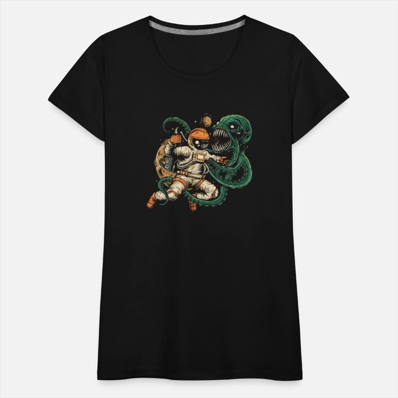 ASTRONAUT FIGHTS OCTOPUS Classic T-Shirt