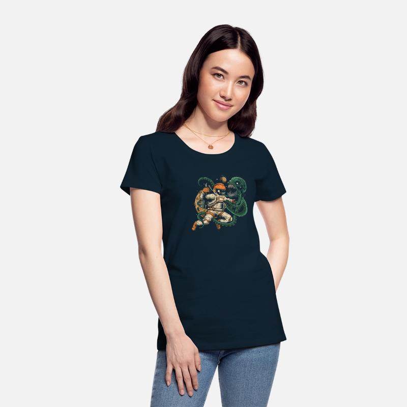 ASTRONAUT FIGHTS OCTOPUS Classic T-Shirt