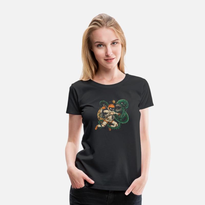 ASTRONAUT FIGHTS OCTOPUS Classic T-Shirt
