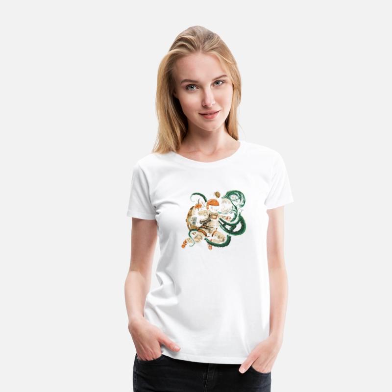 ASTRONAUT FIGHTS OCTOPUS Classic T-Shirt