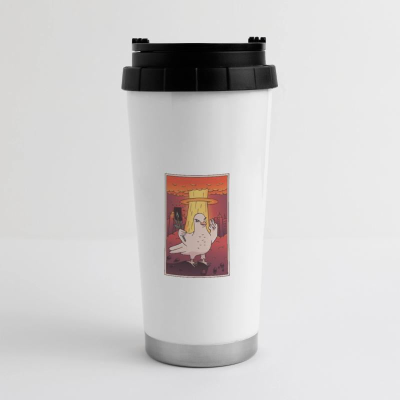 Atomic dove apocalypse prevention peace symbol