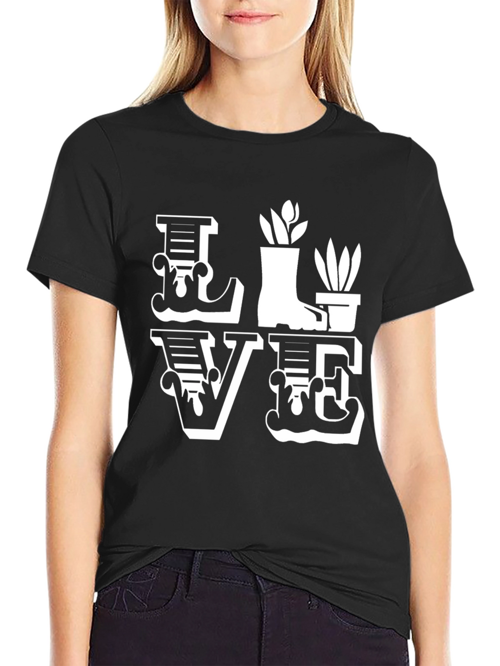 Gardening Love T-Shirt - Floral Boot Design