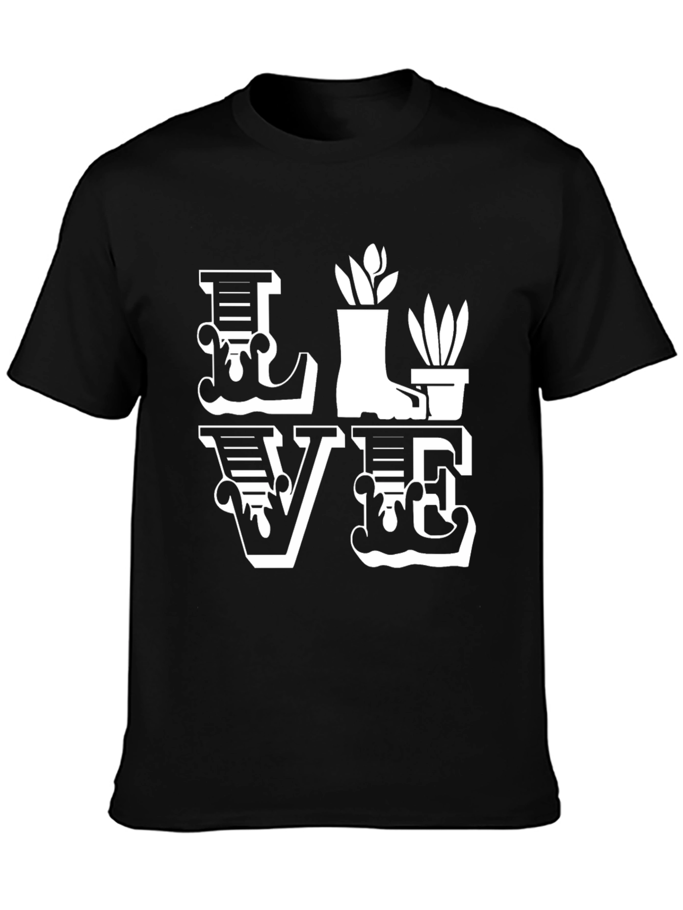 Gardening Love T-Shirt - Floral Boot Design