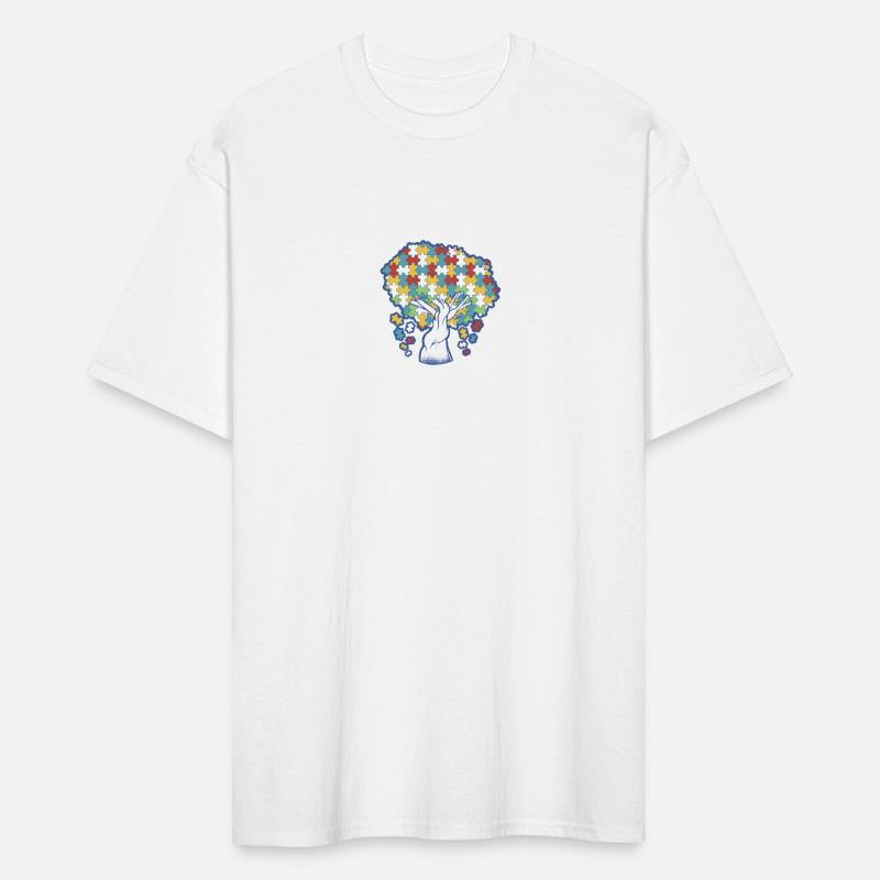 Autist autism awareness tree puzzle