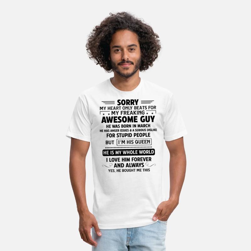 Awesome Guy He Was Born In March Birthday Gifts