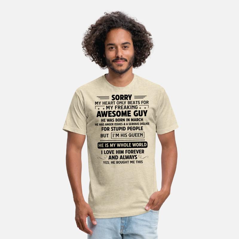 Awesome Guy He Was Born In March Birthday Gifts