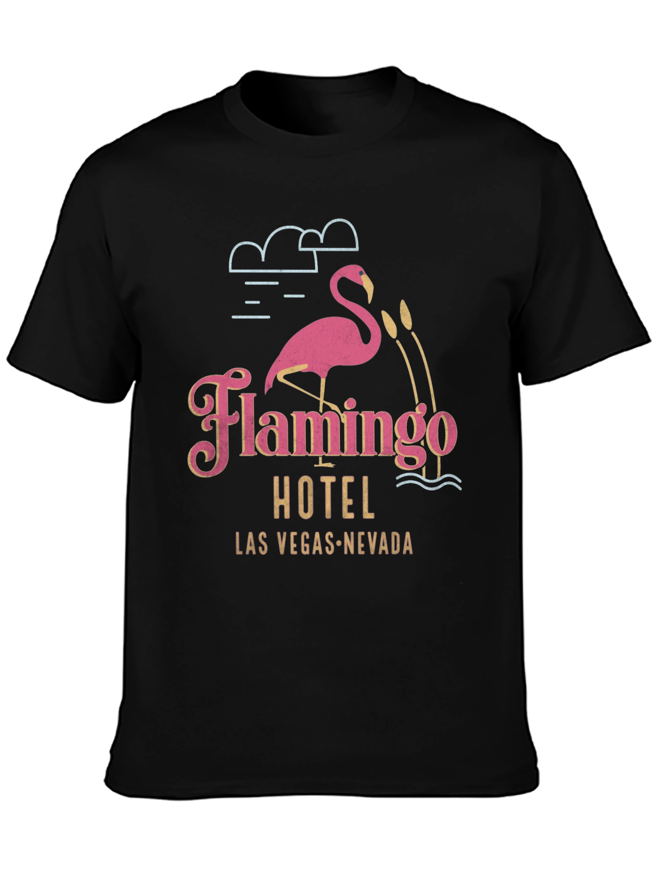 Flamingo Hotel T-Shirt - Las Vegas Retro Graphic Tee