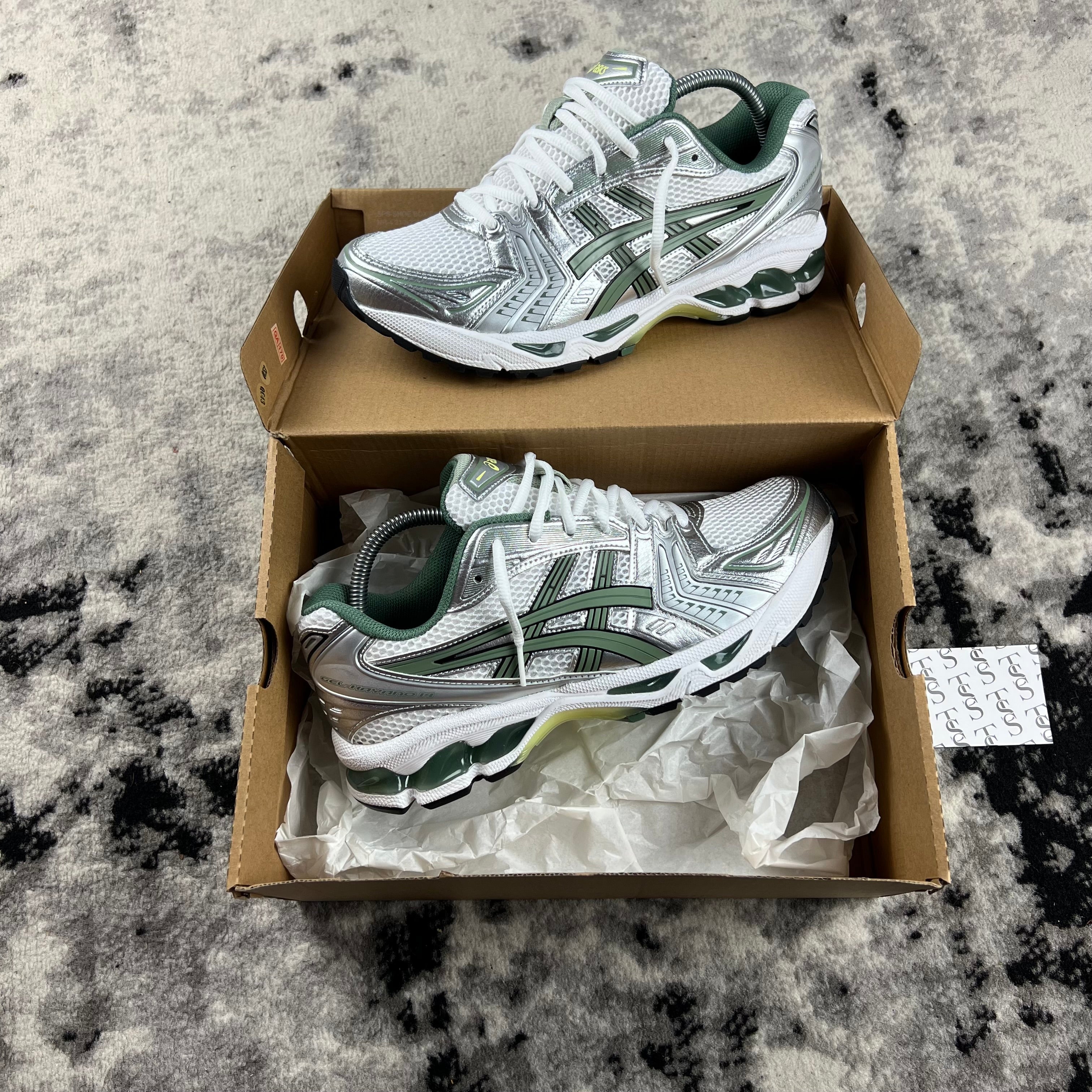 ASICS KAYANO 14 - SLATE GREY / WHITE