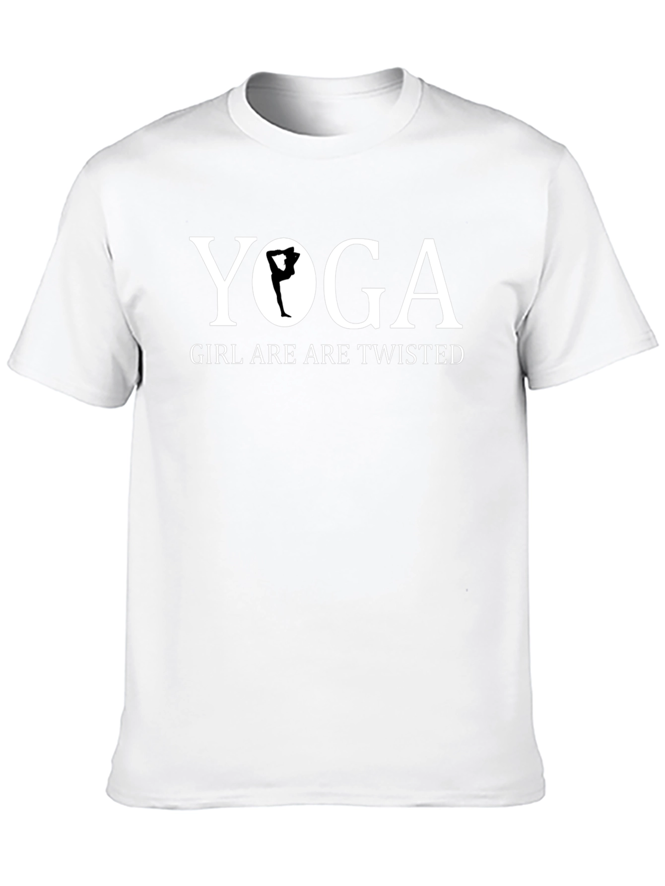 Yoga Girl Twisted Tee - Unisex Black T-Shirt