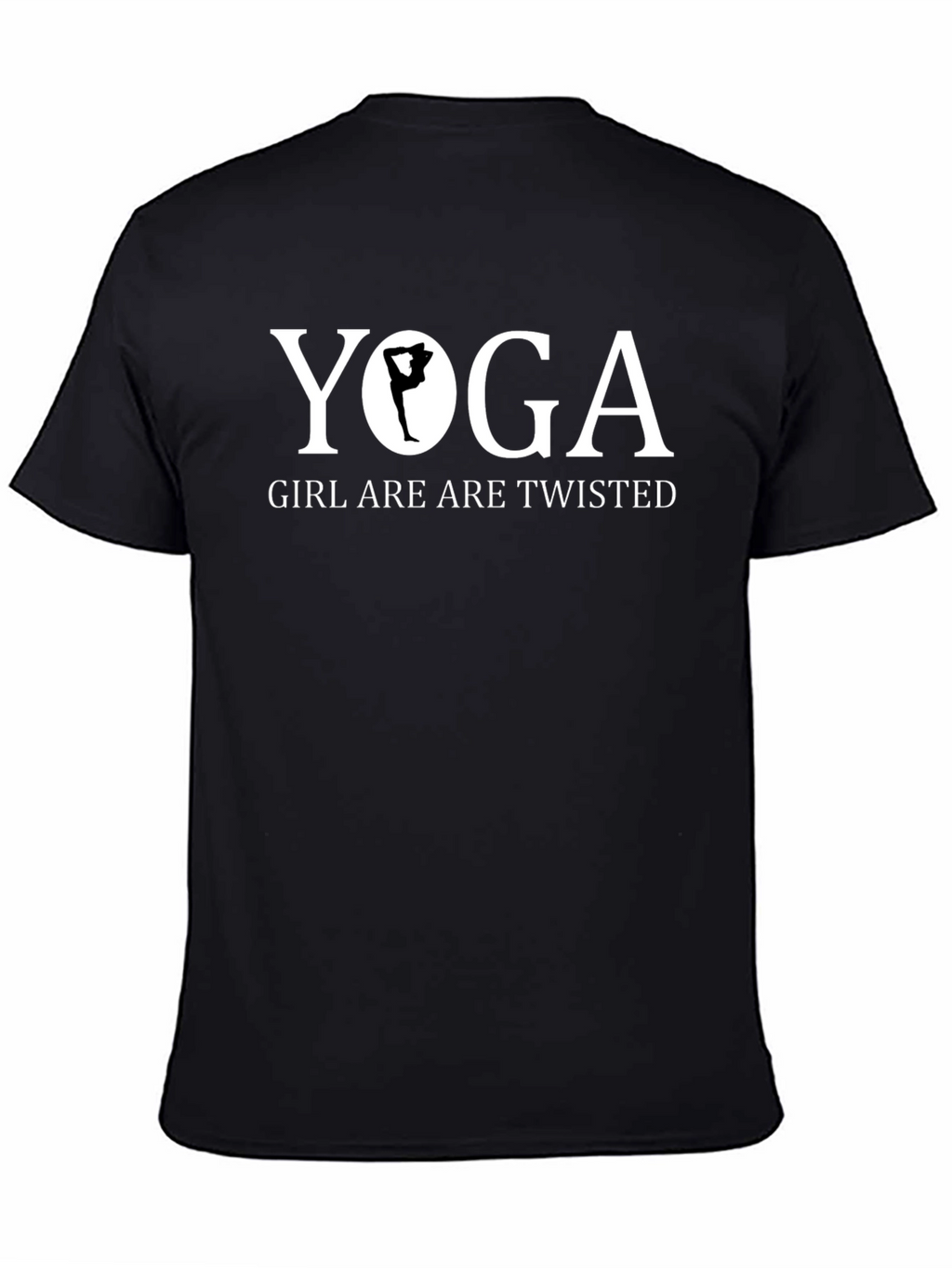 Yoga Girl Twisted Tee - Unisex Black T-Shirt