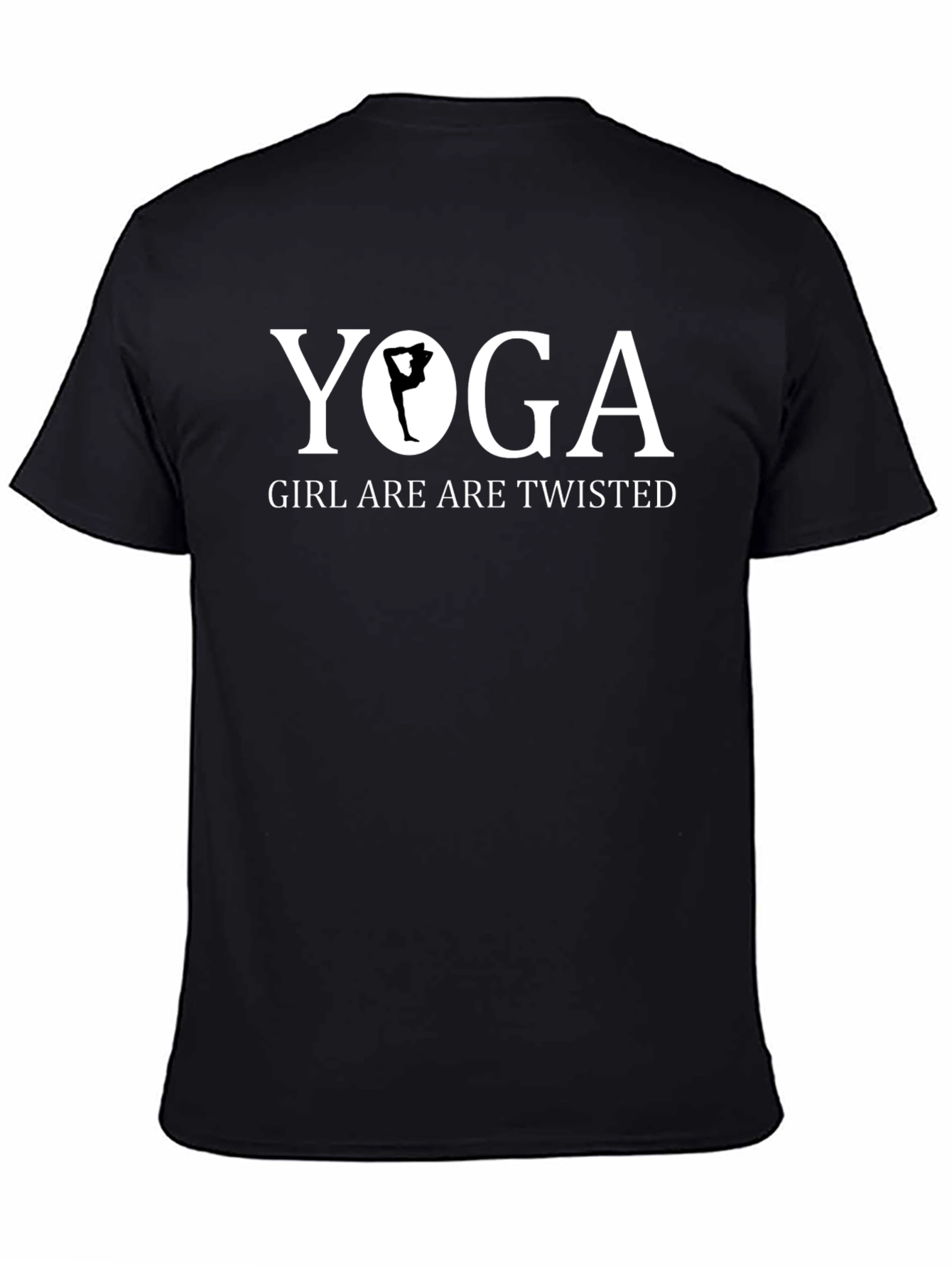 Yoga Girl Twisted Tee - Unisex Black T-Shirt