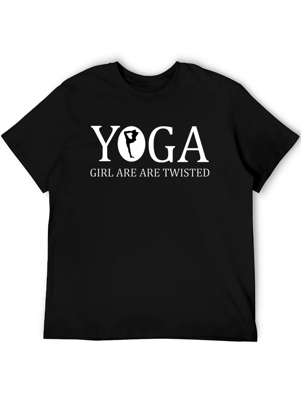 Yoga Girl Twisted Tee - Unisex Black T-Shirt