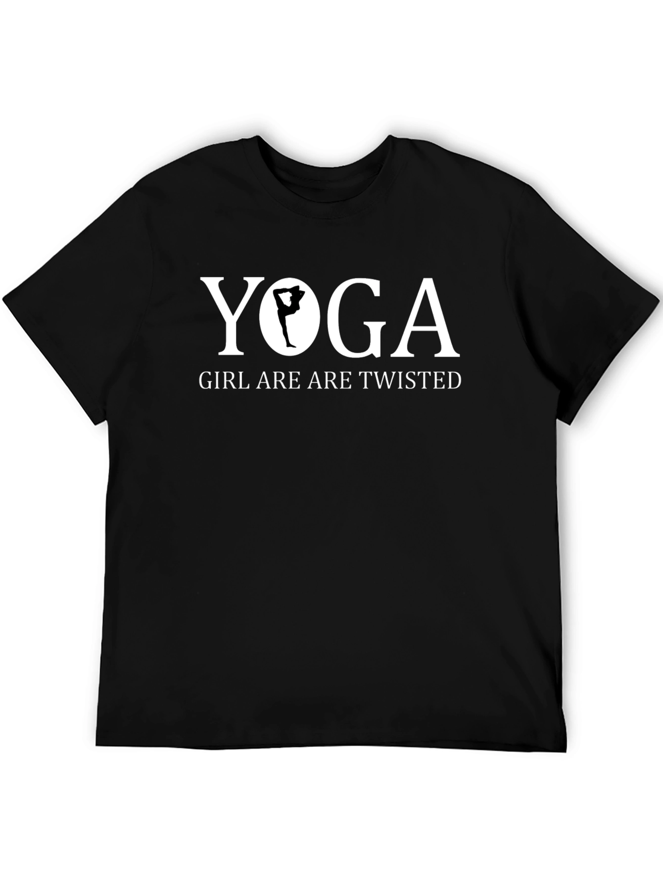 Yoga Girl Twisted Tee - Unisex Black T-Shirt