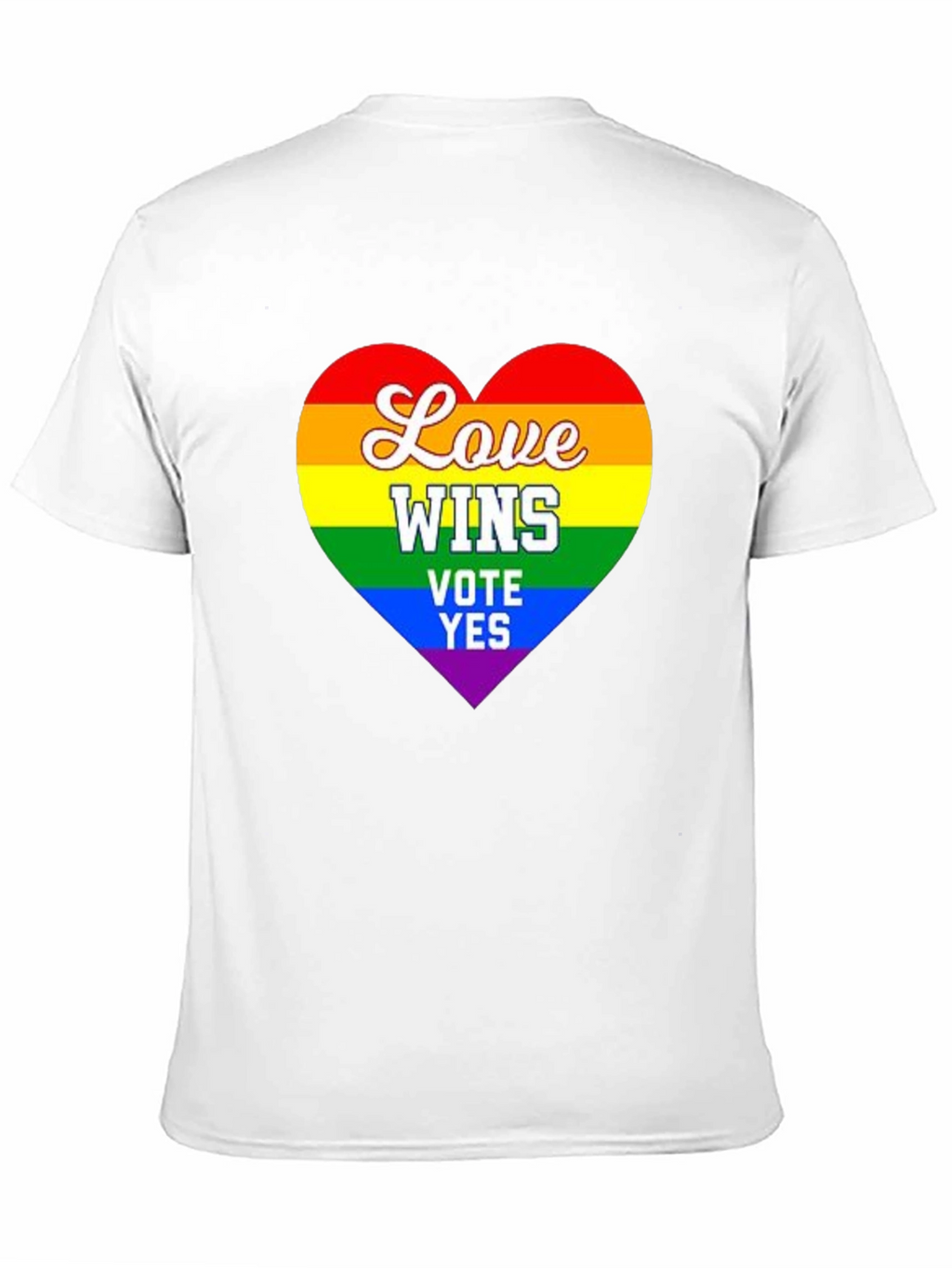 Love Wins Pride T-Shirt - Vote Yes