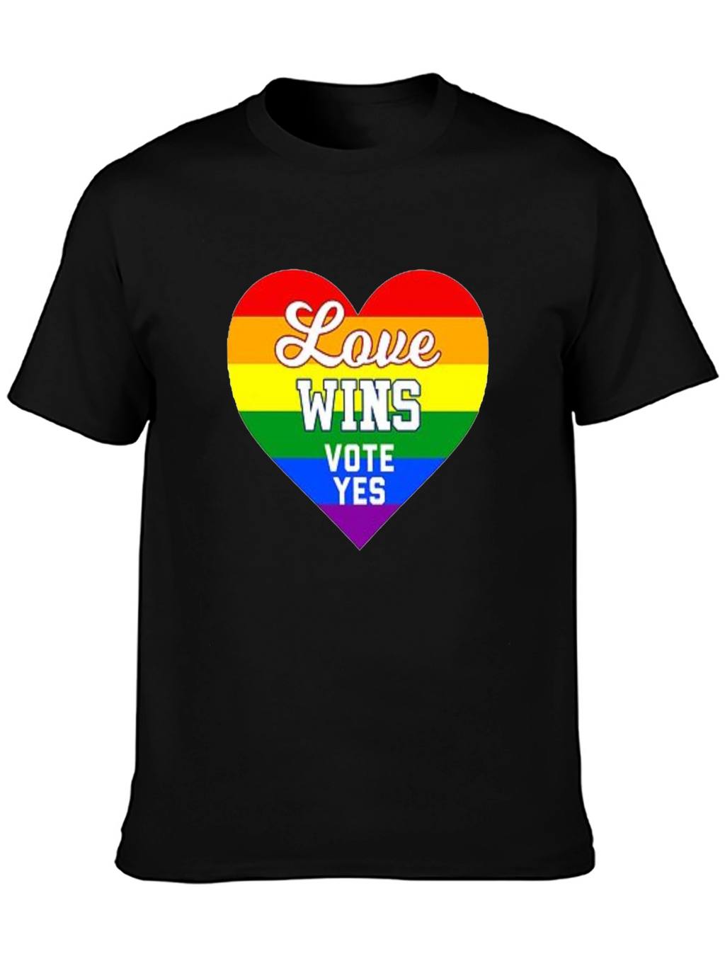 Love Wins Pride T-Shirt - Vote Yes