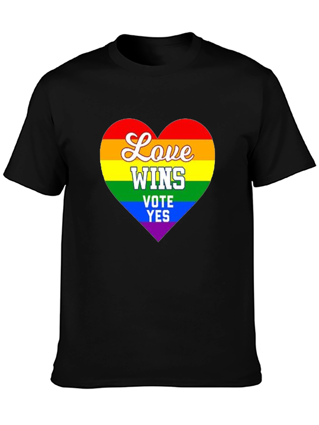 Love Wins Pride T-Shirt - Vote Yes