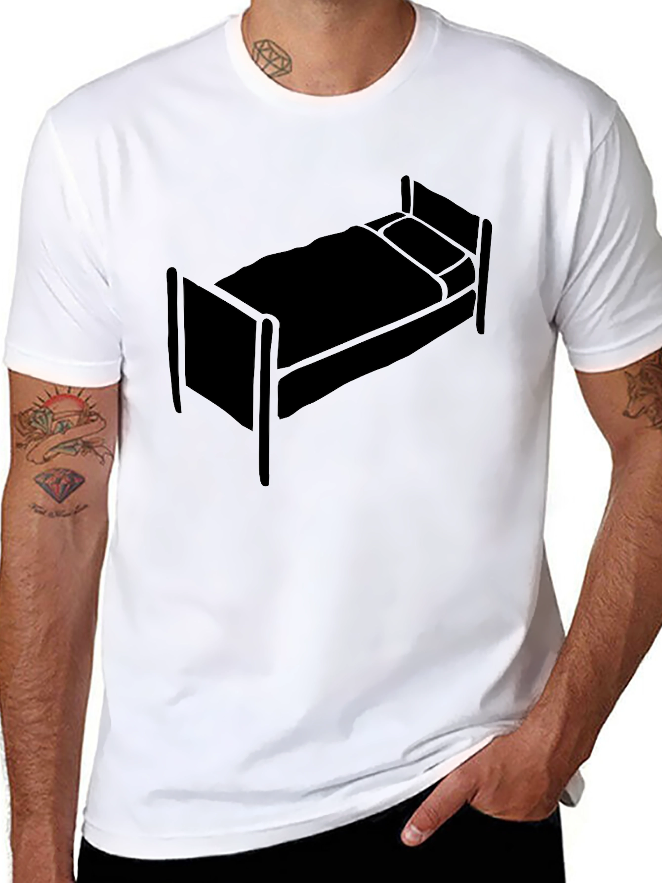 Bed Graphic T-Shirt - Sleepy Time Apparel